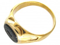 Victorian Indian Aristocrat Bloodstone Signet Ring
