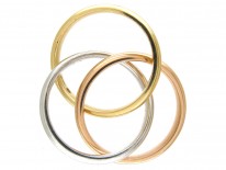 Theo Fennell Triple Band 18ct Gold Russian Style Ring