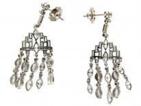 Diamond Chandelier Drop Earrings