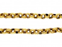 Georgian 18ct Gold Chain with Barrel Clasp