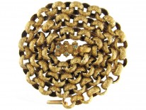 Georgian 18ct Gold Chain with Barrel Clasp