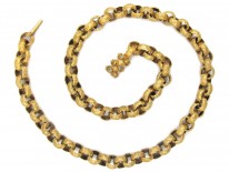 Georgian 18ct Gold Chain with Barrel Clasp