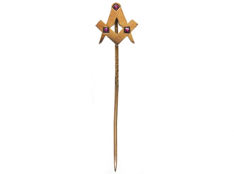 Masonic 9ct Gold Stick Pin
