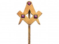 Masonic 9ct Gold Stick Pin