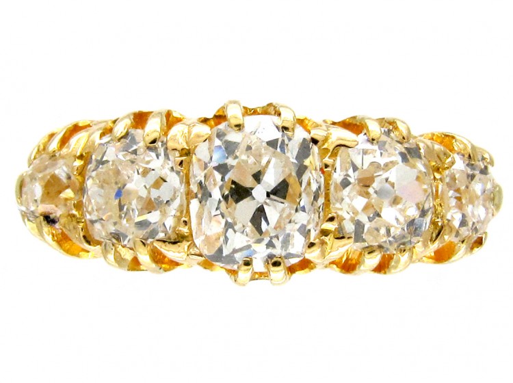Victorian Five Stone Diamond Ring