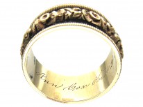 Georgian 18ct Gold & Enamel Mourning Ring