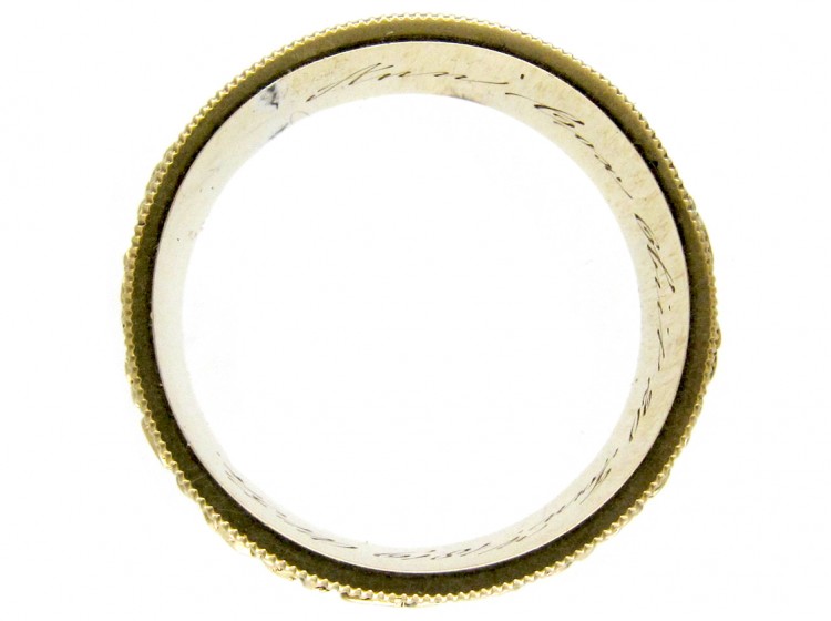 Georgian 18ct Gold & Enamel Mourning Ring