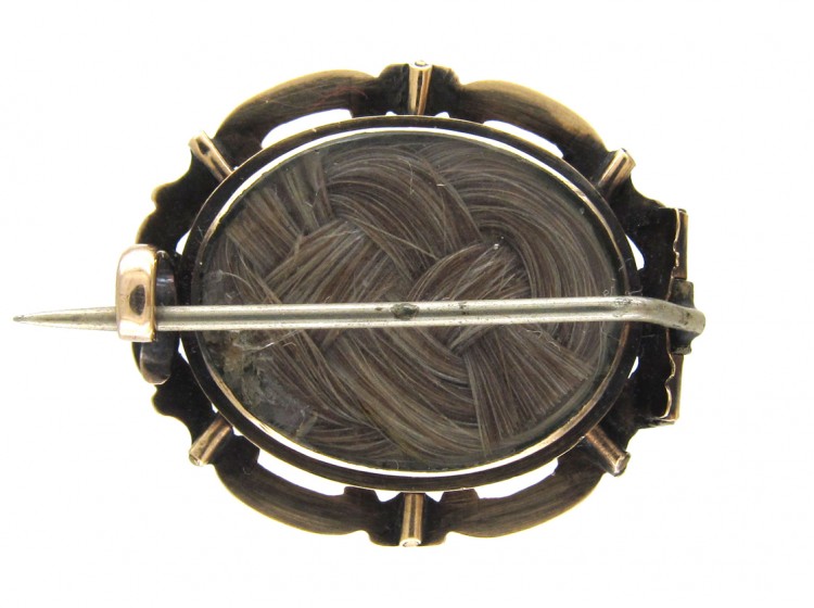 Georgian Miniature Eye Brooch