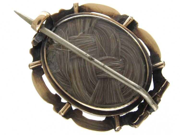 Georgian Miniature Eye Brooch