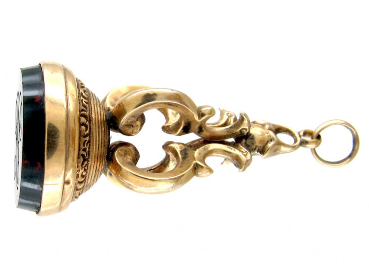 Regency Gold Seal Set with a Bloodstone