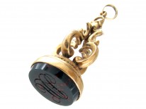 Regency Gold Seal Set with a Bloodstone