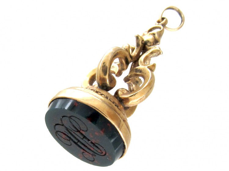 Regency Gold Seal Set with a Bloodstone