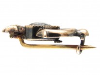 Georgian Gold Miniature Faith, Hope & Charity Brooch