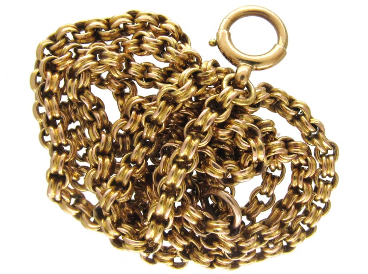 Victorian 9ct Gold 24 Inch Chain