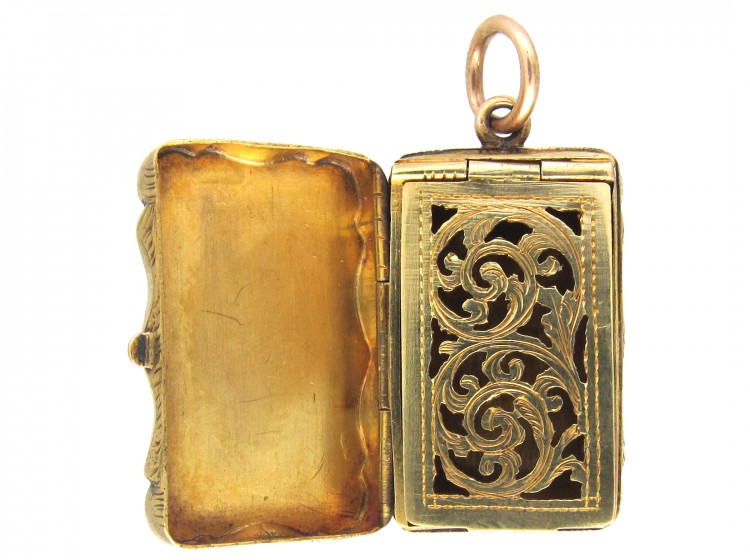 Georgian 15ct Gold Vinaigrette