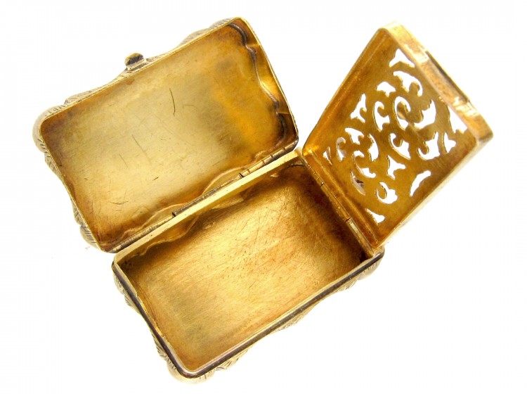 Georgian 15ct Gold Vinaigrette