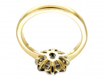 18ct Gold & Platinum Diamond Cluster Ring