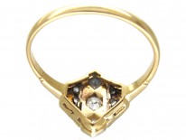 Art Deco Diamond Diamond Shaped Ring