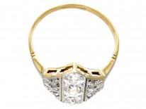 Art Deco Diamond Diamond Shaped Ring