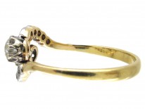 Edwardian Two Diamond Twist Ring