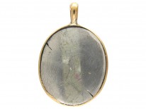 Early Georgian Miniature of Gentleman Pendant