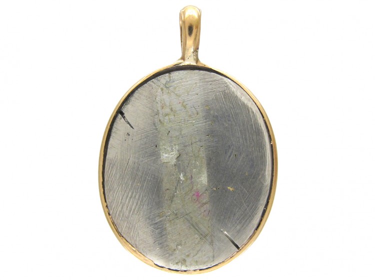 Early Georgian Miniature of Gentleman Pendant