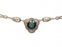 Theodor Farhner Silver Gilt Necklace