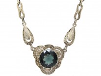Theodor Farhner Silver Gilt Necklace