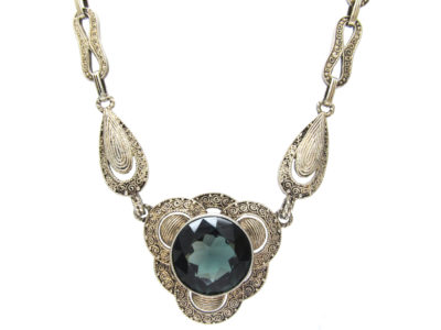 Theodor Farhner Silver Gilt Necklace