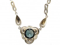 Theodor Farhner Silver Gilt Necklace