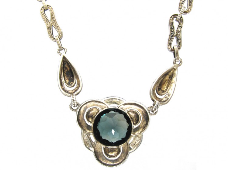 Theodor Farhner Silver Gilt Necklace