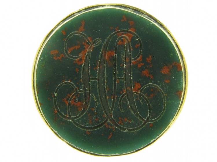 Regency Gold Seal Set with a Bloodstone