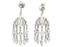 Diamond Chandelier Drop Earrings