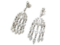 Diamond Chandelier Drop Earrings