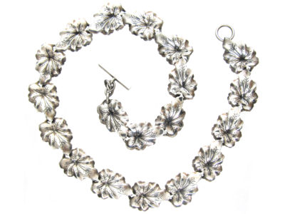 Danish Silver Leaf Necklace By From