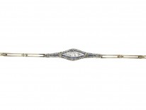 Diamond & Sapphire Art Deco Bracelet