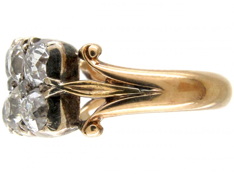 Victorian Double Row Diamond Ring
