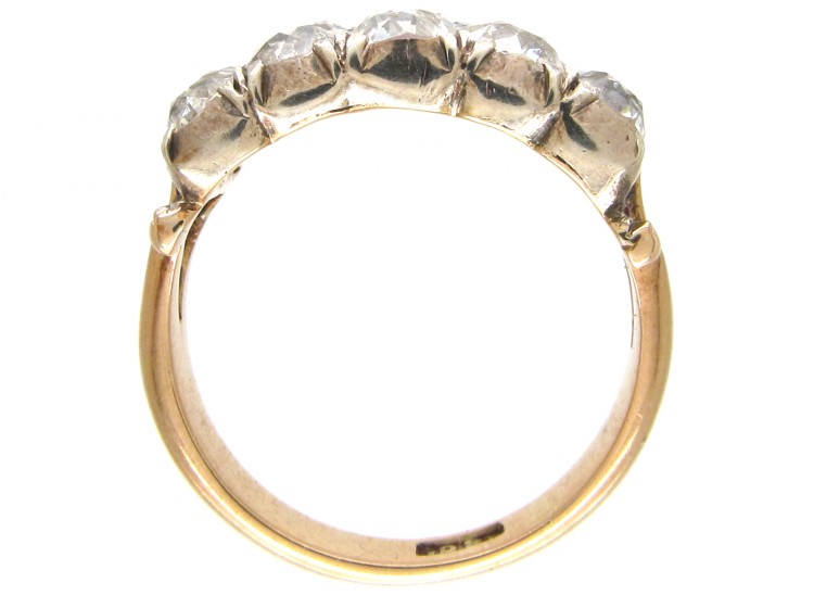 Victorian Double Row Diamond Ring