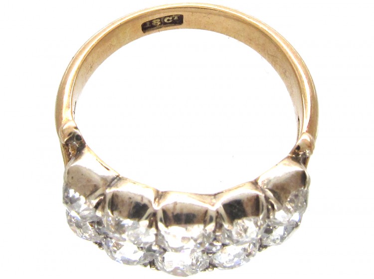 Victorian Double Row Diamond Ring