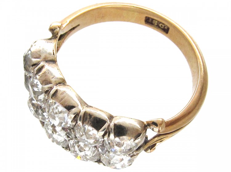 Victorian Double Row Diamond Ring