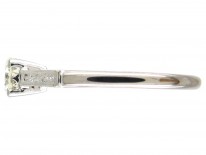 18ct White Gold & Platinum Diamond Solitaire Ring