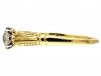 Edwardian 18ct Gold & Diamond Solitaire Ring