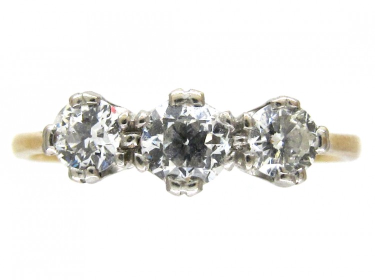 Three Stone Diamond Ring