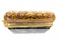 18ct Regency Gold & Moss Agate Vinaigrette