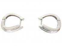 Double Hoop Diamond Earrings