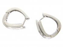 Double Hoop Diamond Earrings