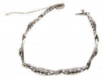 Silver & Paste Art Deco Bracelet