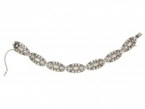 Silver & Paste Art Deco Bracelet