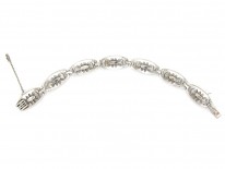 Silver & Paste Art Deco Bracelet