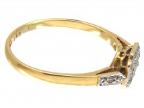 Art Deco 18ct & Platinum & Diamond Ring